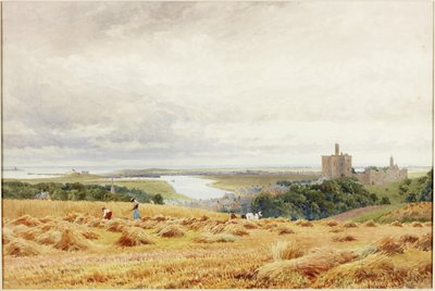 Warkworth Castle by Harold Palmer